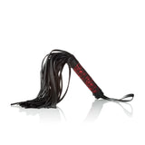 Scandal Flogger Black Tassel with Red Designer Fabric Handle > Bondage Gear > Whips & Floggers - Tophatter Daily Deals