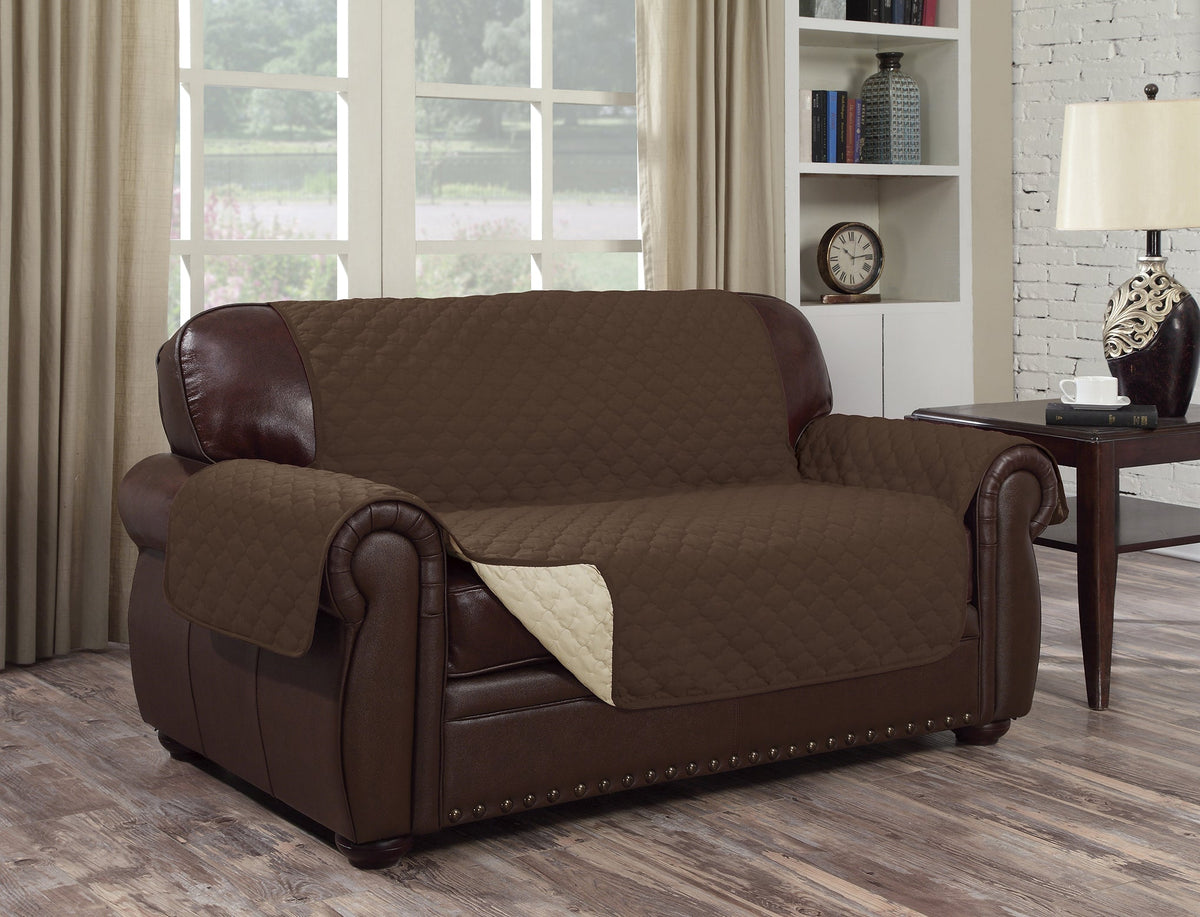 Water Resistant Reversible Couch Cover - Comes in 3 Sizes & 4 Colors! Furniture & Decor - Tophatter Daily Deals