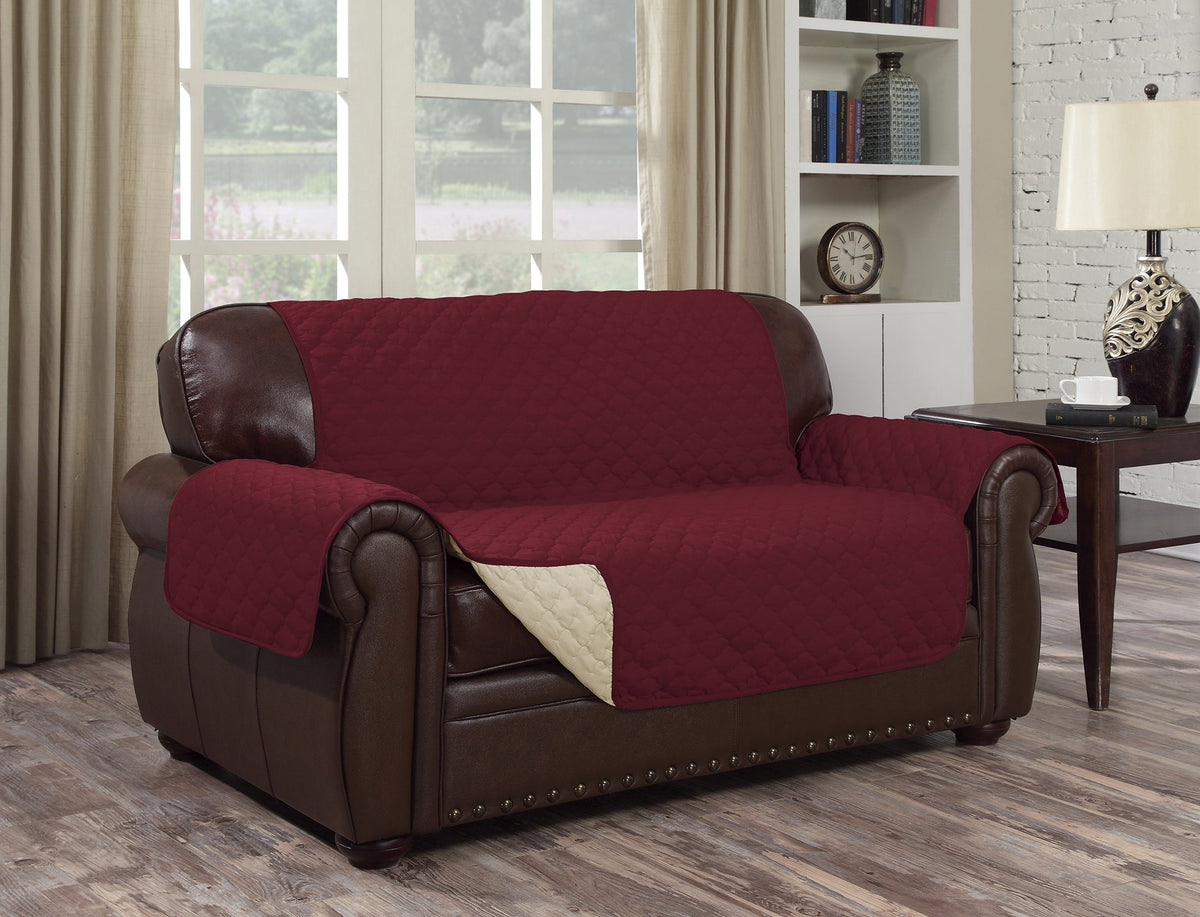 Water Resistant Reversible Couch Cover - Comes in 3 Sizes & 4 Colors! Furniture & Decor - Tophatter Daily Deals