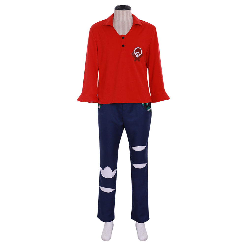 Pokemon Sword and PM Shield Male Trainer Cosplay Costume Costume - Tophatter Daily Deals