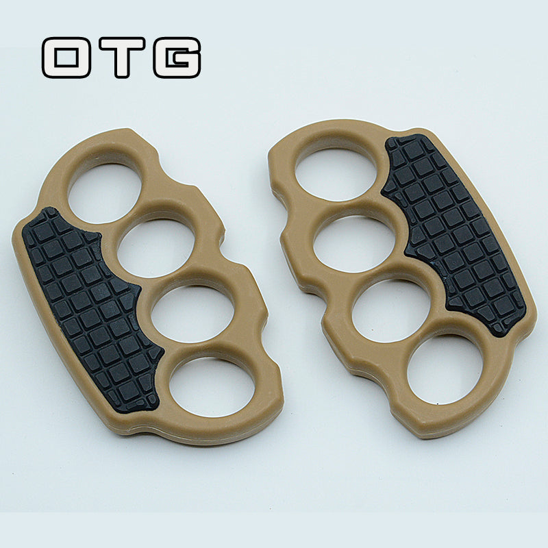 2022 New Polymer Full Finger Brass Knuckles Self Defense - Non Metal Brass Knuckles - Tophatter Daily Deals