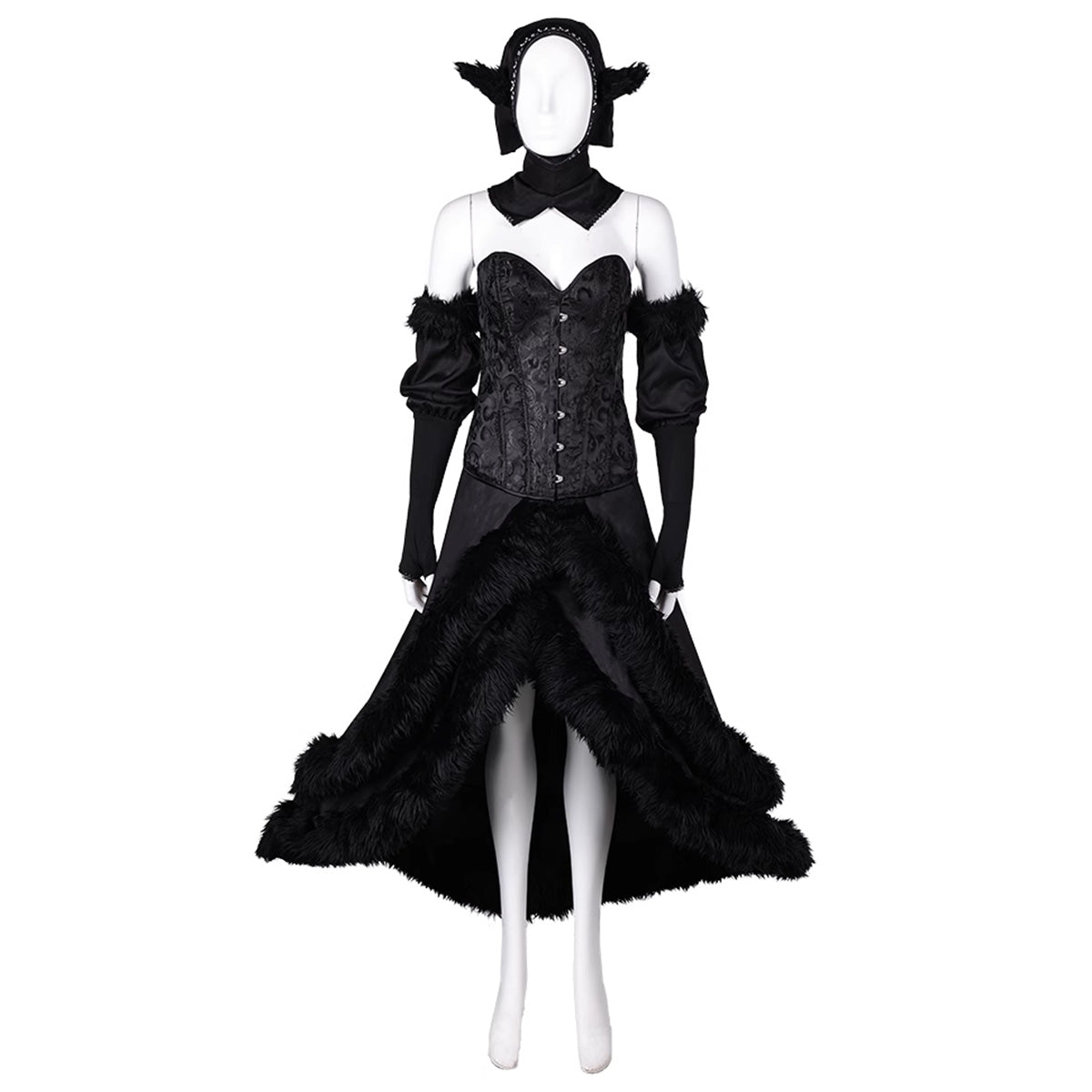 Delicious in Dungeon Marcille Labyrinth Master Black Dress Cosplay Costume Costume - Tophatter Daily Deals