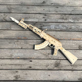 AK47 Wooden Rubber Band Replica Gun Model Kit - Tophatter Daily Deals
