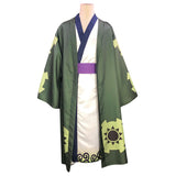 One Piece Wano Country Arc Roronoa Zoro Kimono Cosplay Costume - Tophatter Daily Deals