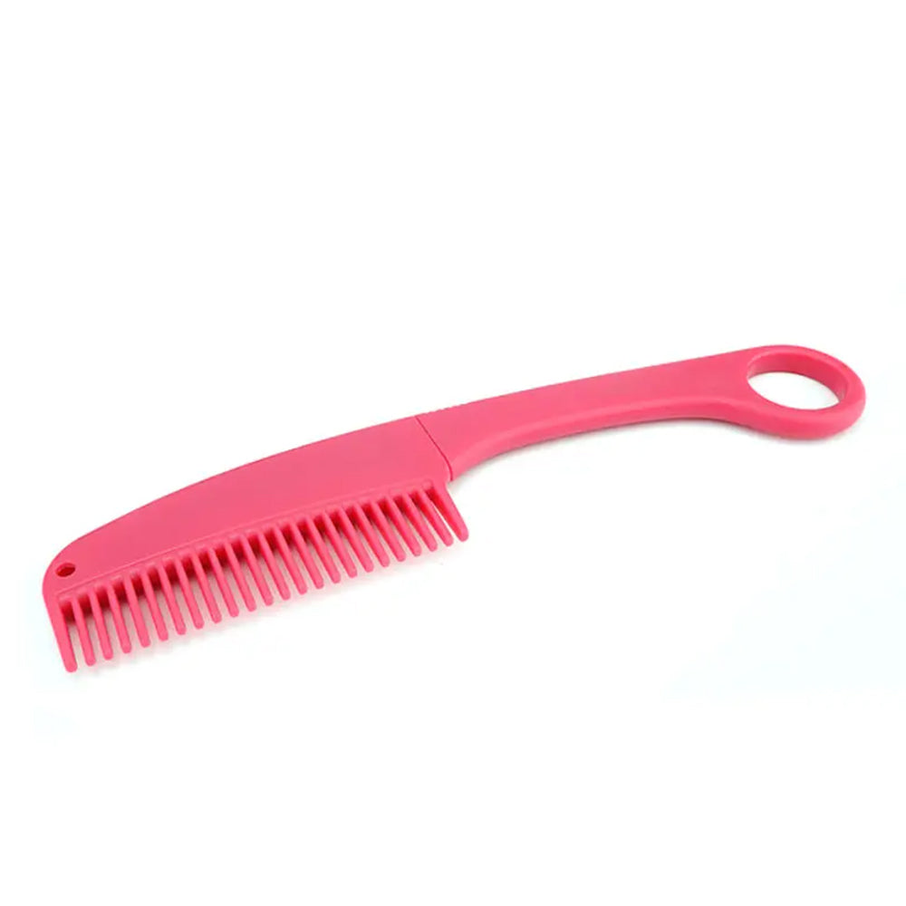 Concealed Comb Knife - Women's Self-Defense Tool Pink - Tophatter Daily Deals