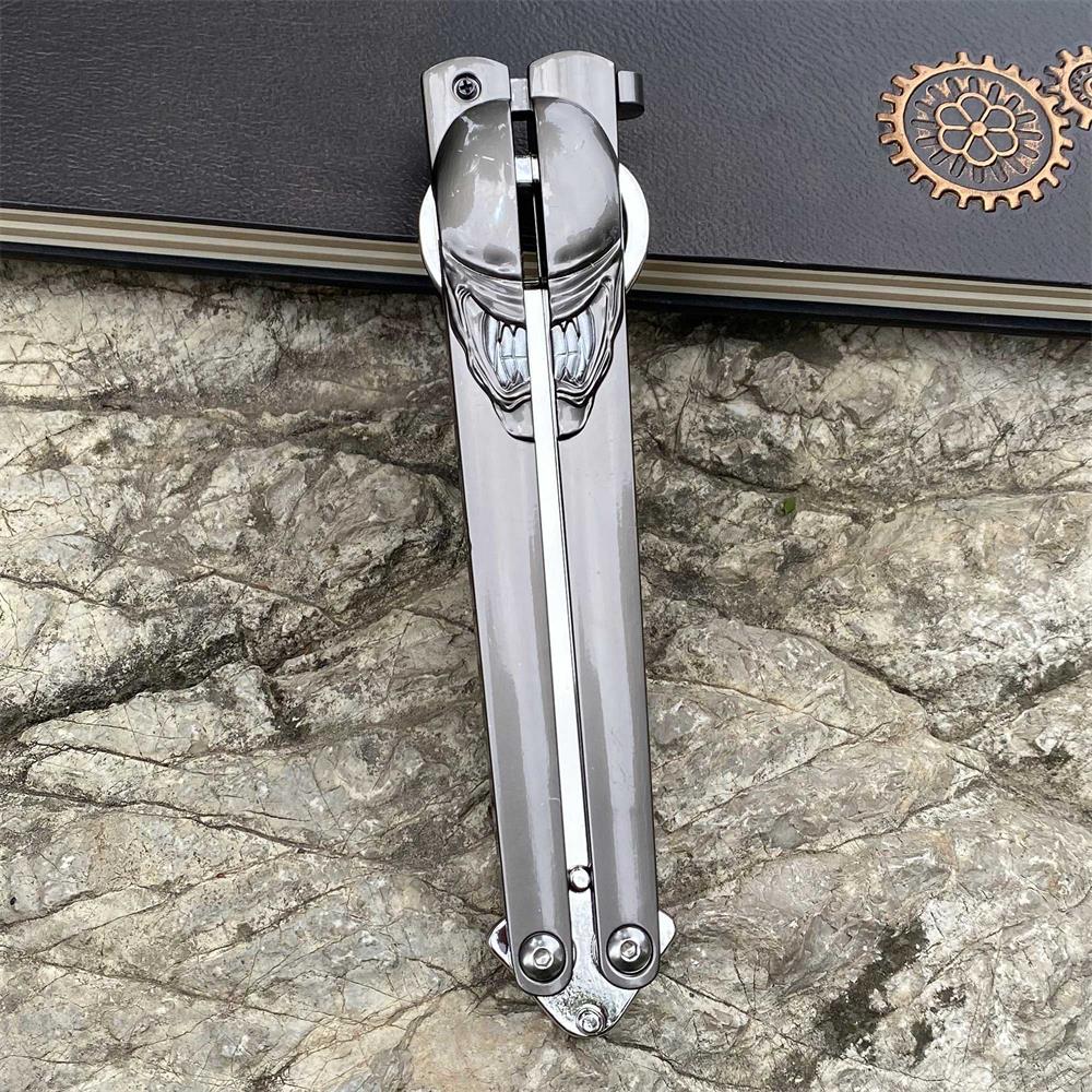 Metal Predator & Alien Balisong Bottle Opener - Tophatter Daily Deals