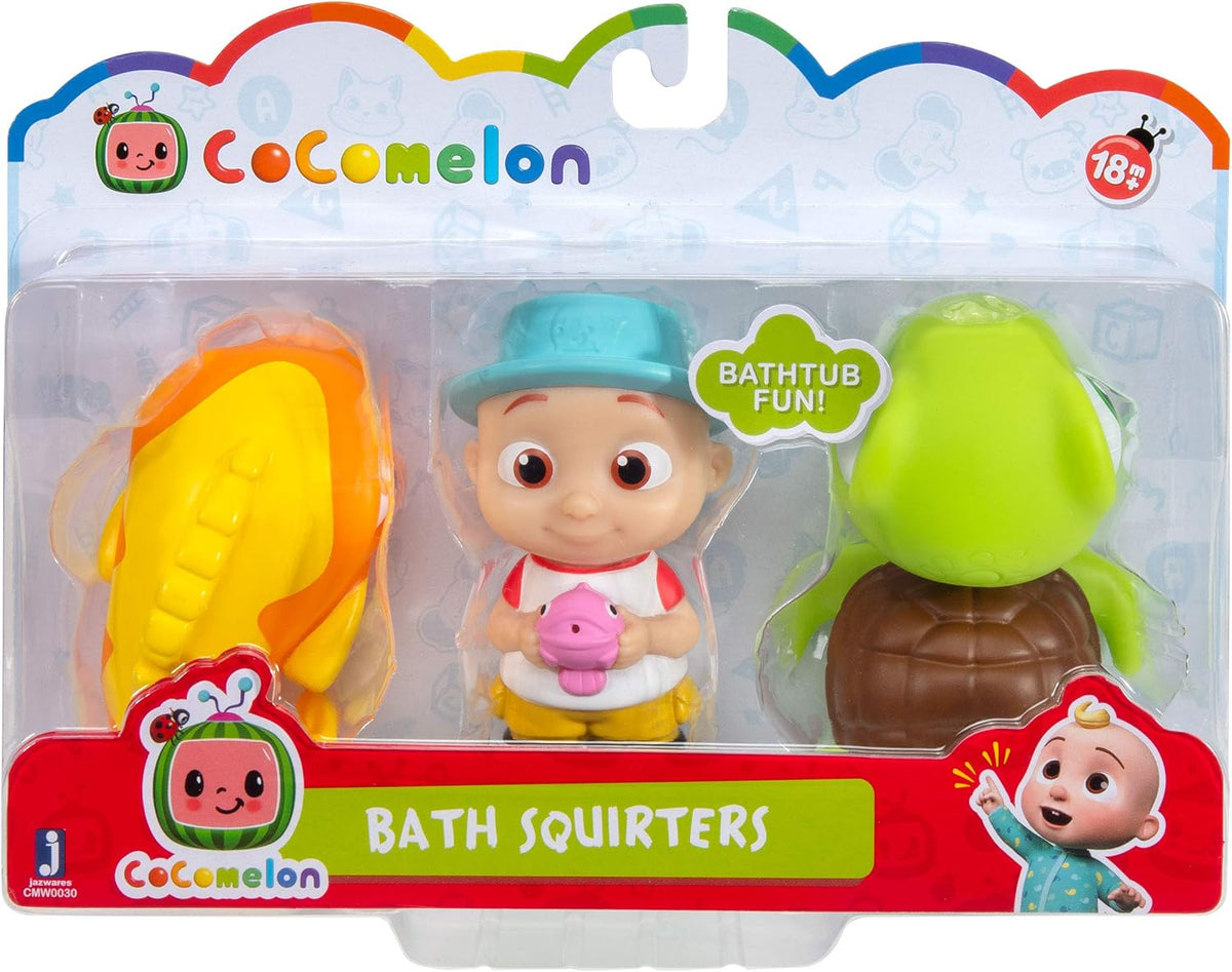 CoComelon 3-Pack Bath Squirter Toys - Fun and Colorful Water Play for Toddlers Toys & Games - Tophatter Daily Deals