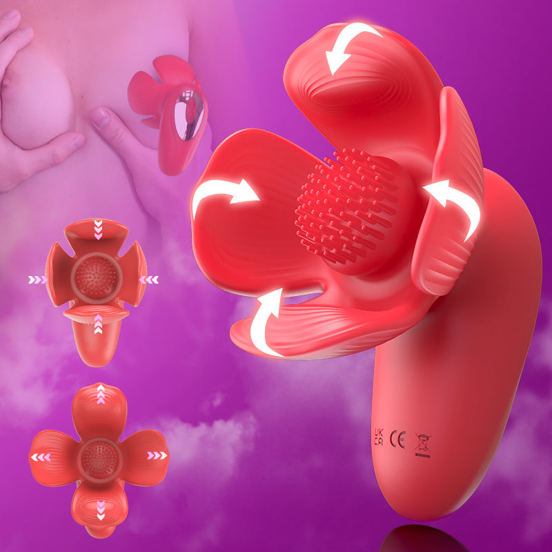 Acmejoy - 10 Pinching 10 Vibrating Nipple Toys Nipple Vibrator Vibrators - Tophatter Daily Deals