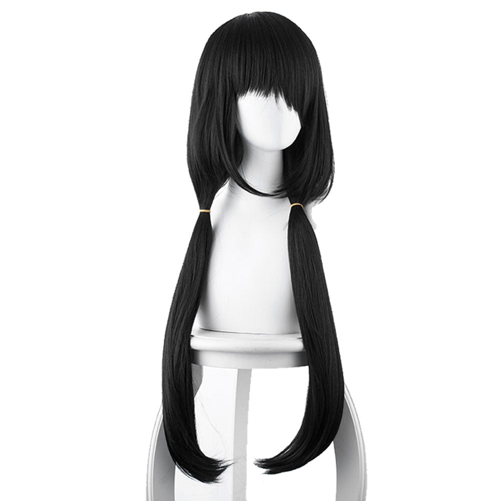 Date A Live Tokisaki Kurumi Nightmare Normal Black Cosplay Wig Wig - Tophatter Daily Deals