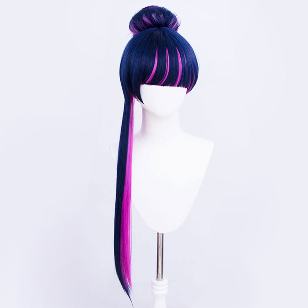 Panty And Stocking With Garterbelt Anarchy Stocking Purple Pink Cosplay Wig Wig - Tophatter Daily Deals