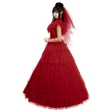 Beetlejuice Lydia Deetz Red Dress Cosplay Costume Costume - Tophatter Daily Deals