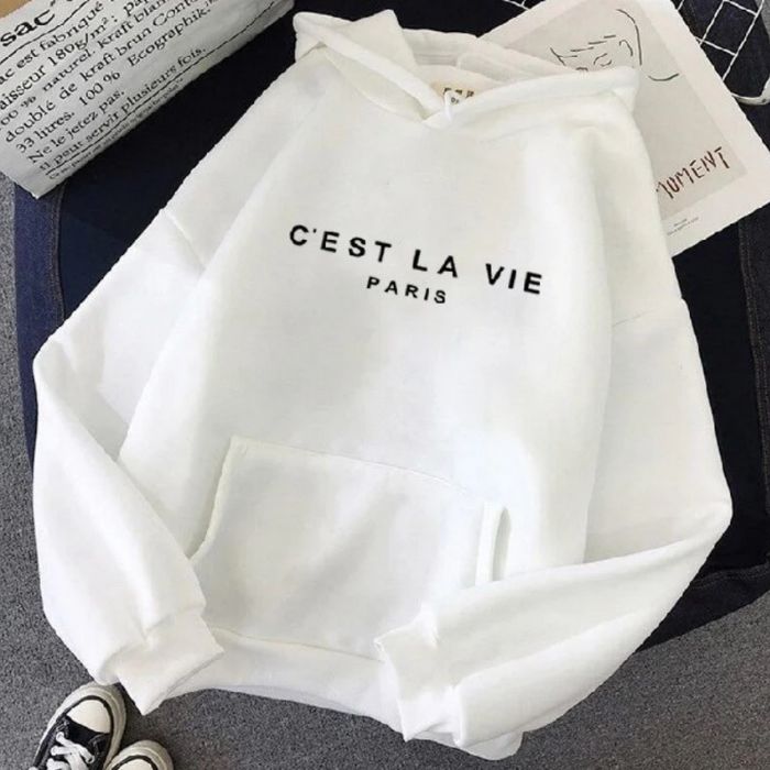 Oversized Cozy Women's Hoodie - Relaxed Plush, For Winter White - Tophatter Daily Deals