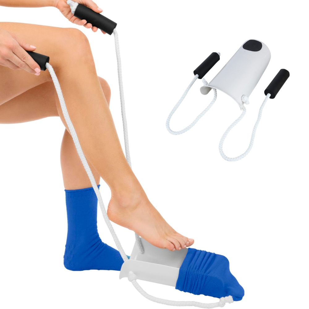 Sock Aid No Bend Dressing Device Lightweight Travel - Tophatter Daily Deals