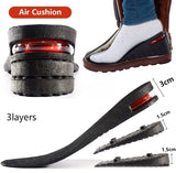 Height Increase Insoles Adjustable Shoe Lifts 9cm Comfort - Tophatter Daily Deals