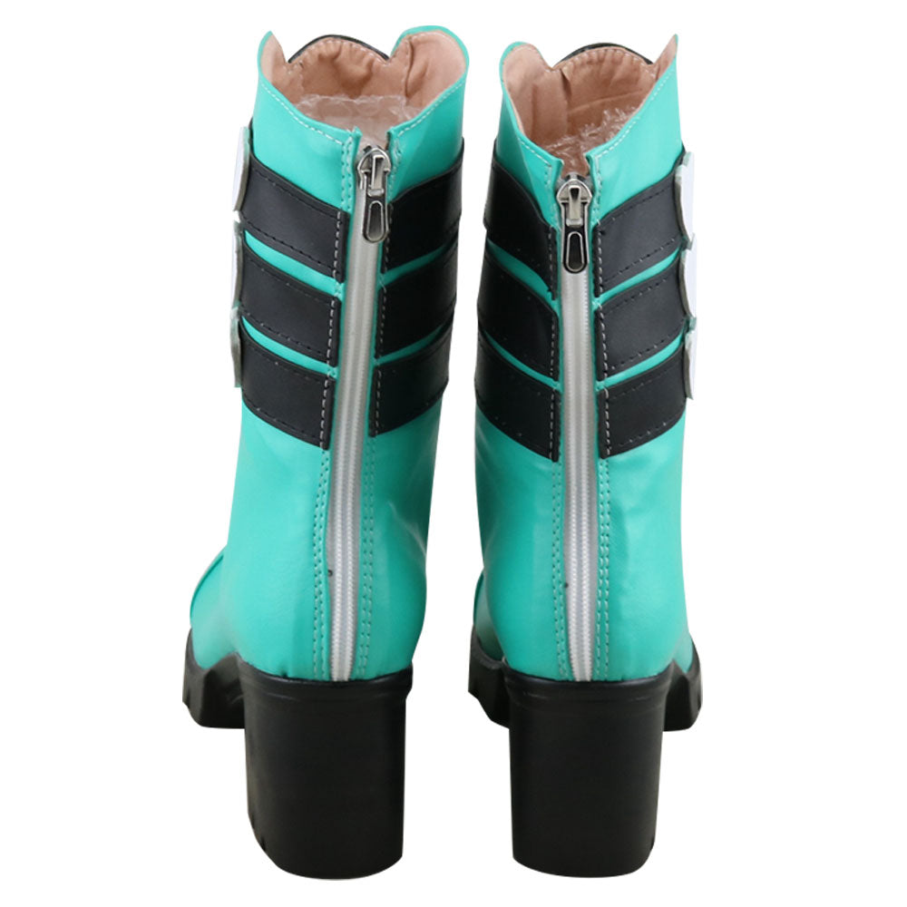 Pokemon Sword And PM Shield Sonia Blue Green Cosplay Shoes Shoes/Boots - Tophatter Daily Deals
