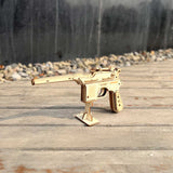 Mauser Military Pistol Wooden Model Pistol 3D Puzzle - Tophatter Daily Deals