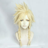 Final Fantasy VII Remake Cloud Strife Girl Ver 2 Golden Cosplay Wig Wig - Tophatter Daily Deals