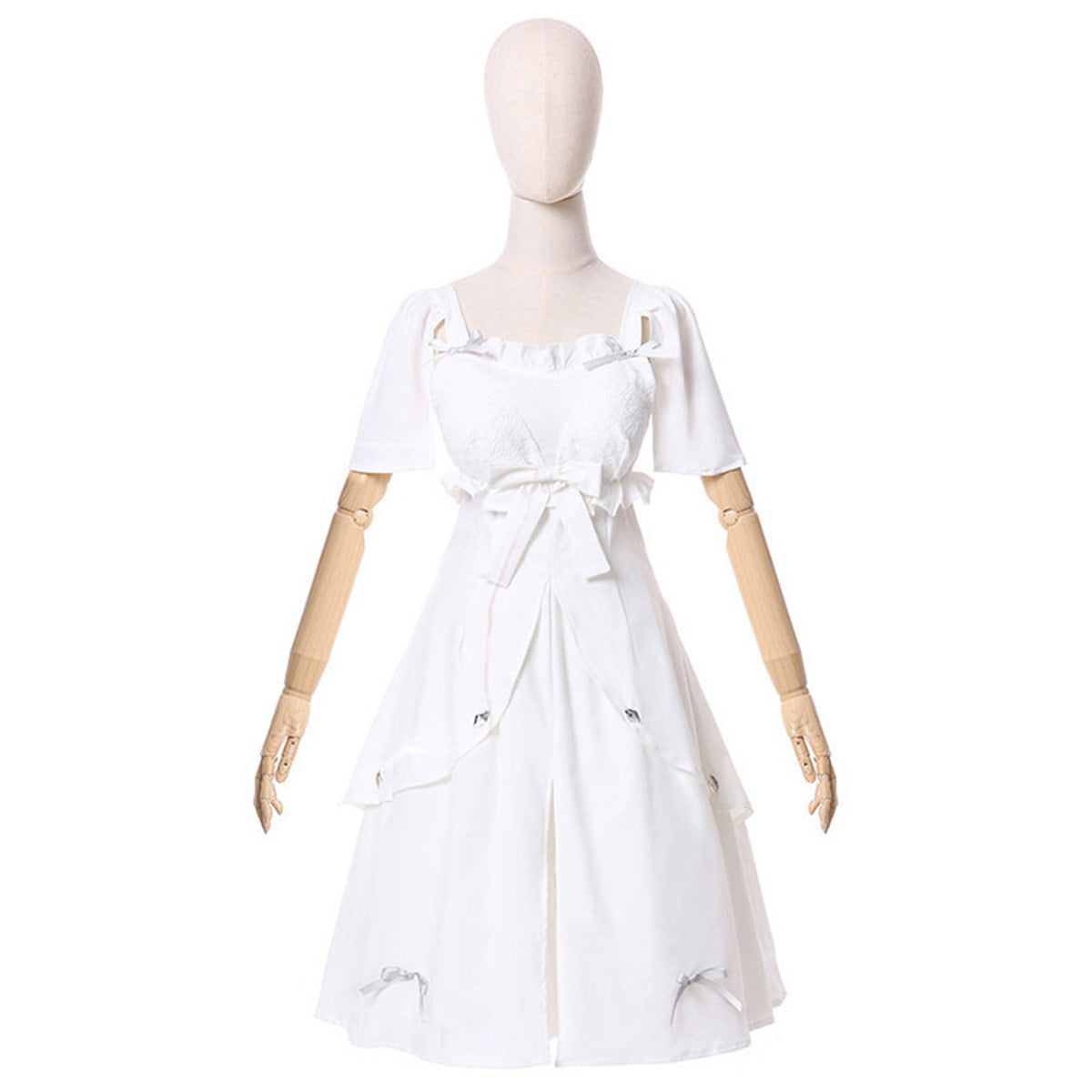 Final Fantasy XIV FF14 Minfilia Warde White Dress Cosplay Costume Costume - Tophatter Daily Deals