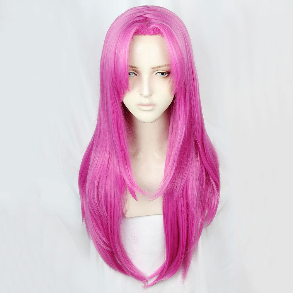 JOJO's Bizarre Adventure Golden Wind Diavolo Deep Pink Cosplay Wig Wig - Tophatter Daily Deals