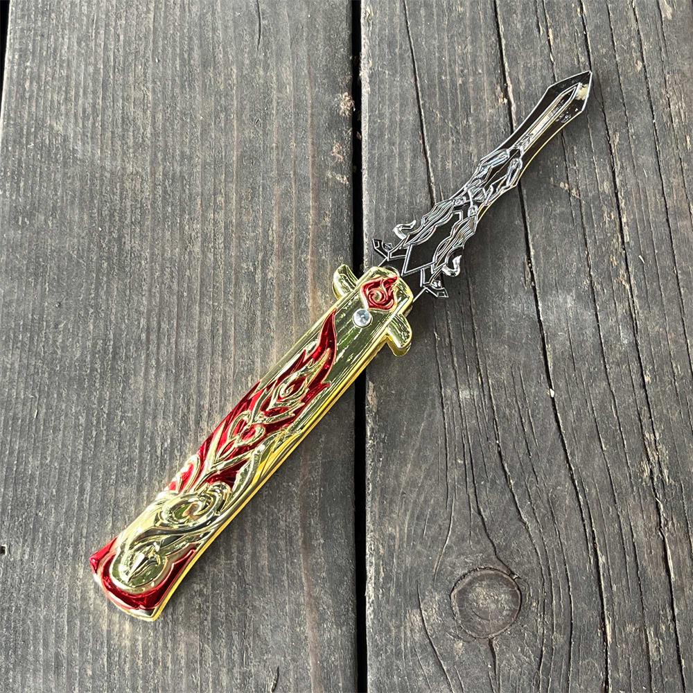 Staff of Homa Game Folding Knife Trainer Replica - Tophatter Daily Deals