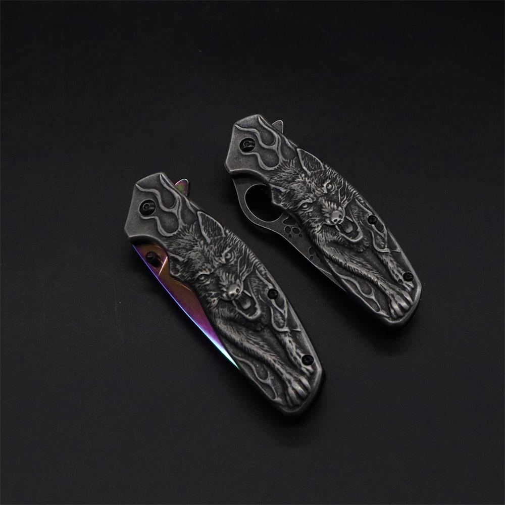 Lone Wolf Pocket Folding Knife - Tophatter Daily Deals