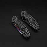 Lone Wolf Pocket Folding Knife - Tophatter Daily Deals