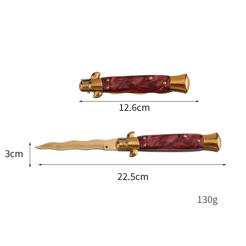 AKC Mafia Stiletto Pocket Knife - Tophatter Daily Deals