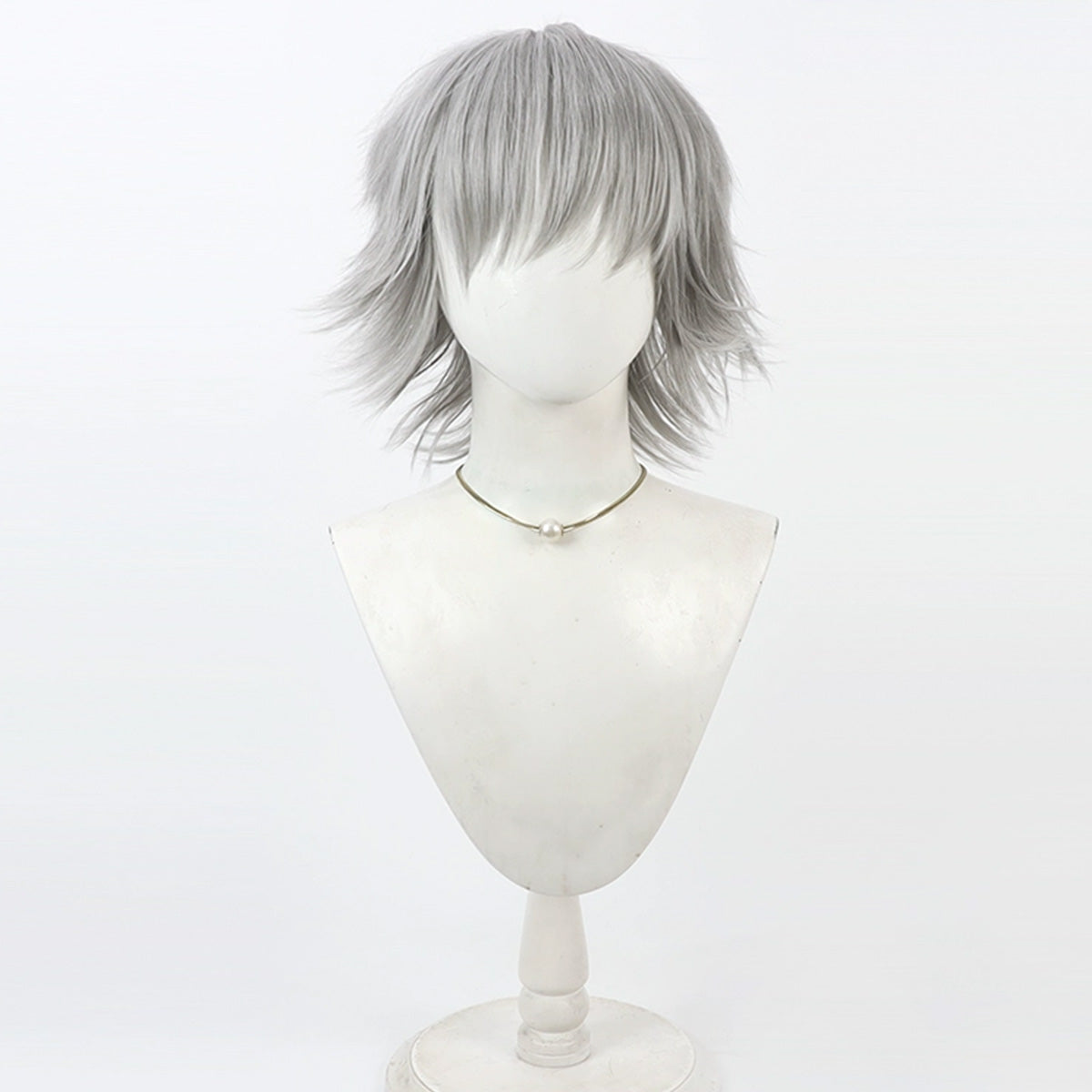 Guilty Gear STRIVE Happy Chaos Glasses Cosplay Grey Cosplay Wig Wig - Tophatter Daily Deals
