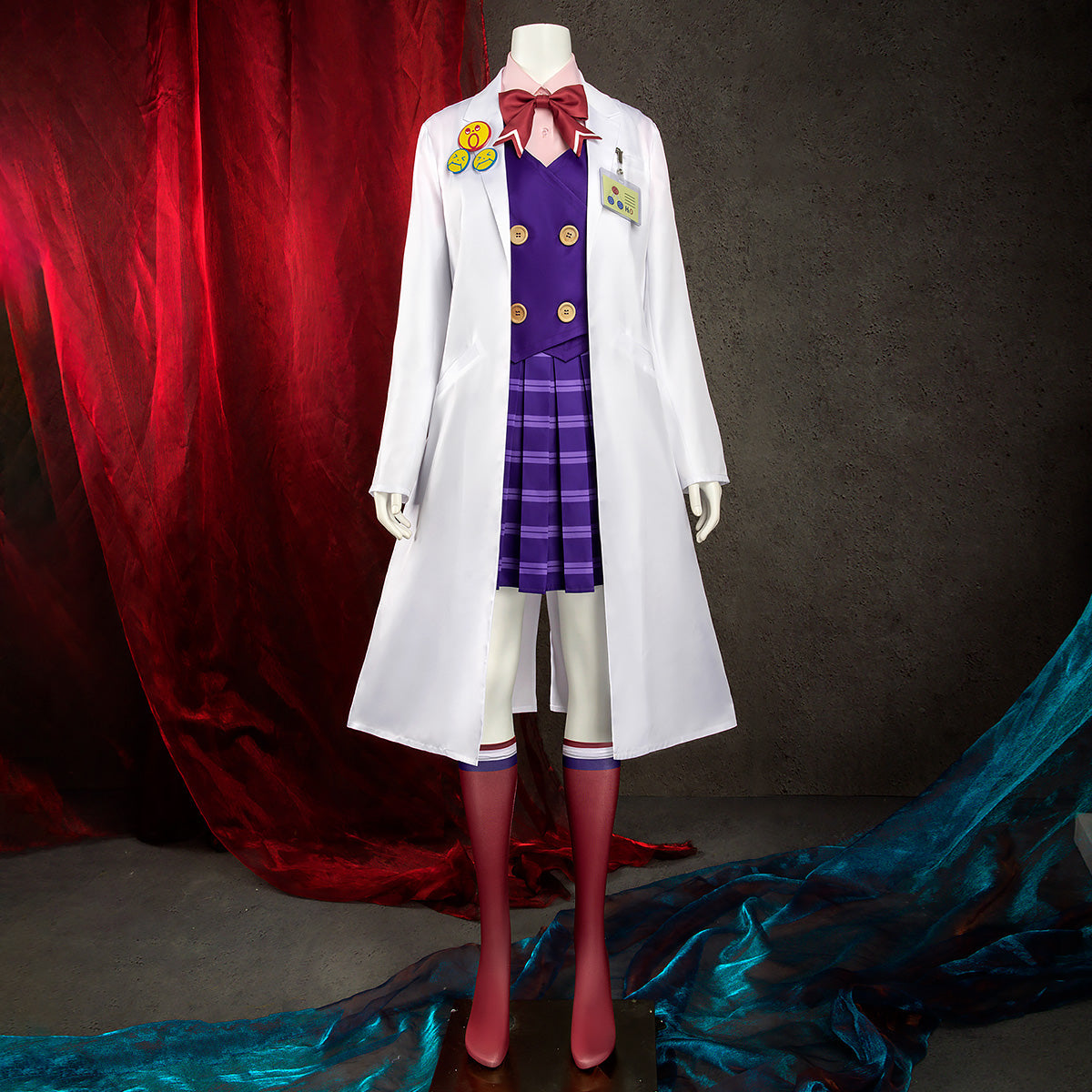 Ace Attorney Gyakuten Saiban Ema Skye Uniform Cosplay Costume - Tophatter Daily Deals