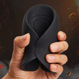 ACMEJOY - 12 Super Vibrating 2 in 1 Male Penis Vibrator Black Glans Trainer - Tophatter Daily Deals