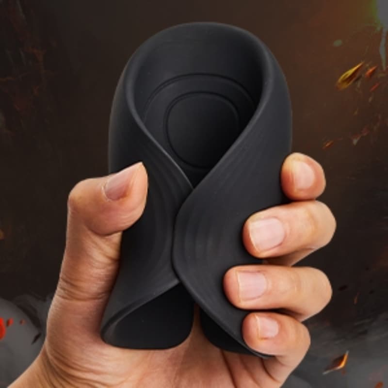 ACMEJOY - 12 Super Vibrating 2 in 1 Male Penis Vibrator Black Glans Trainer - Tophatter Daily Deals