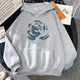 Oversized Cozy Hoodie - Pullover, Polyester, Streetwear Gray - Tophatter Daily Deals