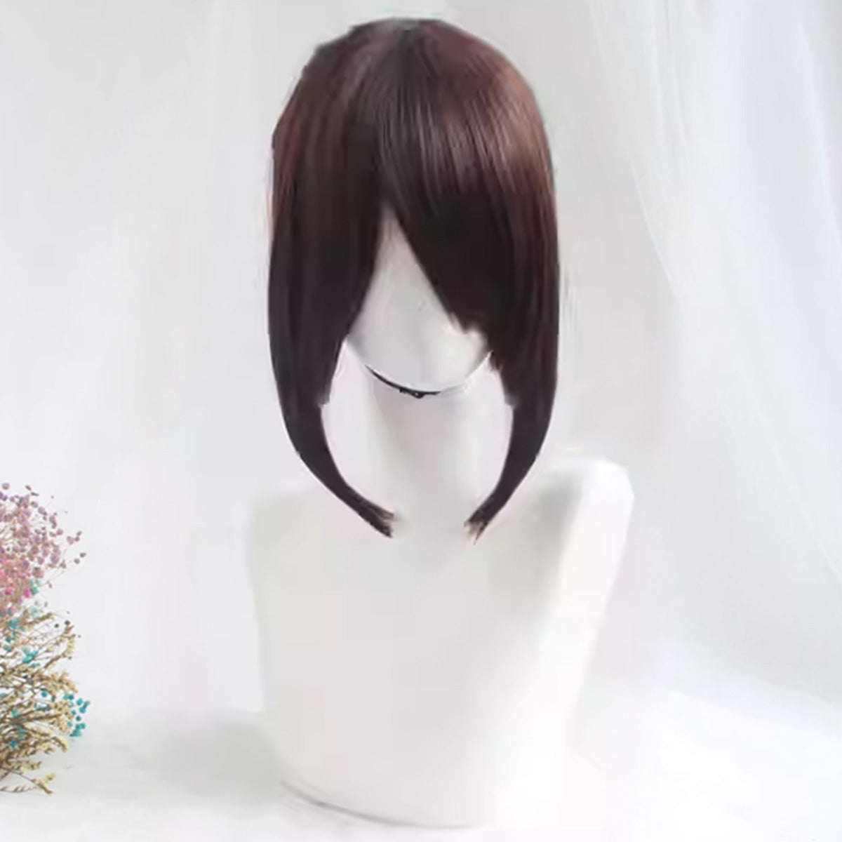 Overwatch OW Dr. Mei Ling Zhou Brown Cosplay Wig Wig - Tophatter Daily Deals