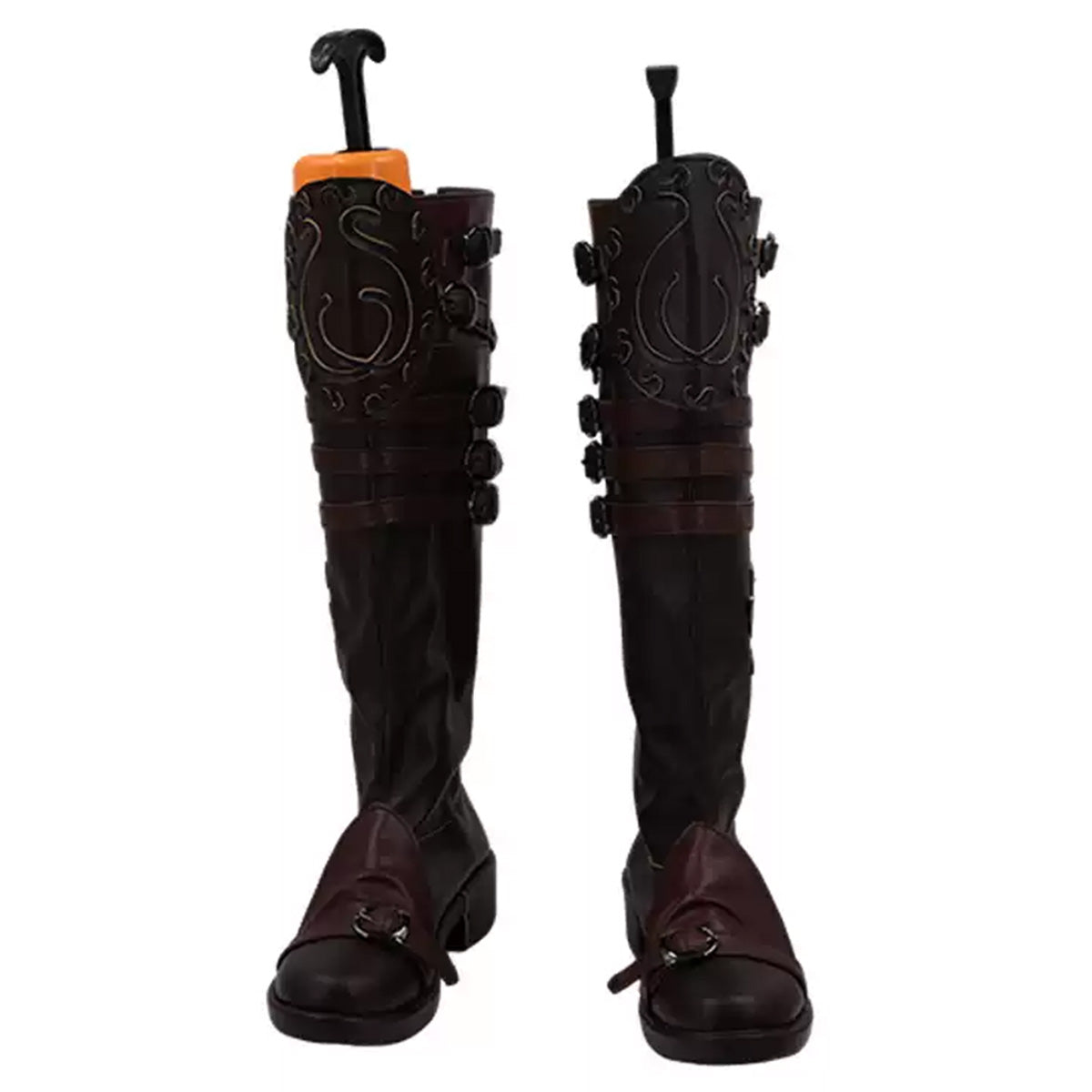 Final Fantasy XIV FF14 Version 7.0 Viper Brown Shoes Cosplay Boots Shoes/Boots - Tophatter Daily Deals