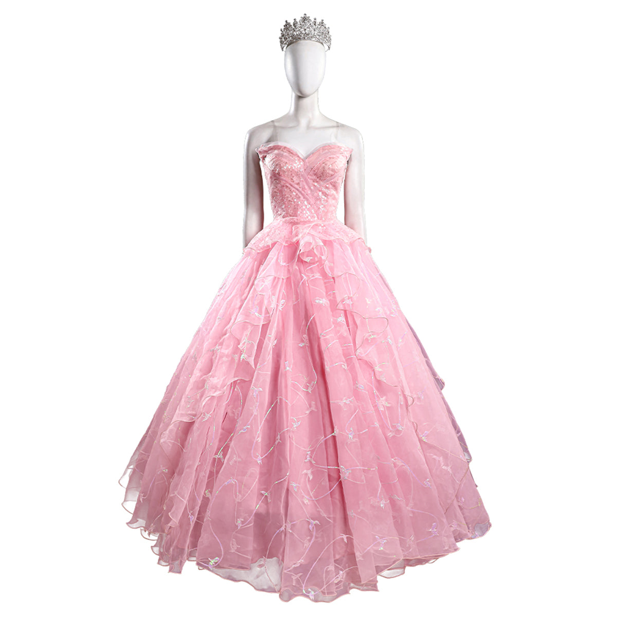 Wicked (2024) Glinda Cosplay Costume Costume - Tophatter Daily Deals
