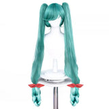 2024 Snow Virtual Girl Vocal Idol Halloween Green Cosplay Wig Wig - Tophatter Daily Deals
