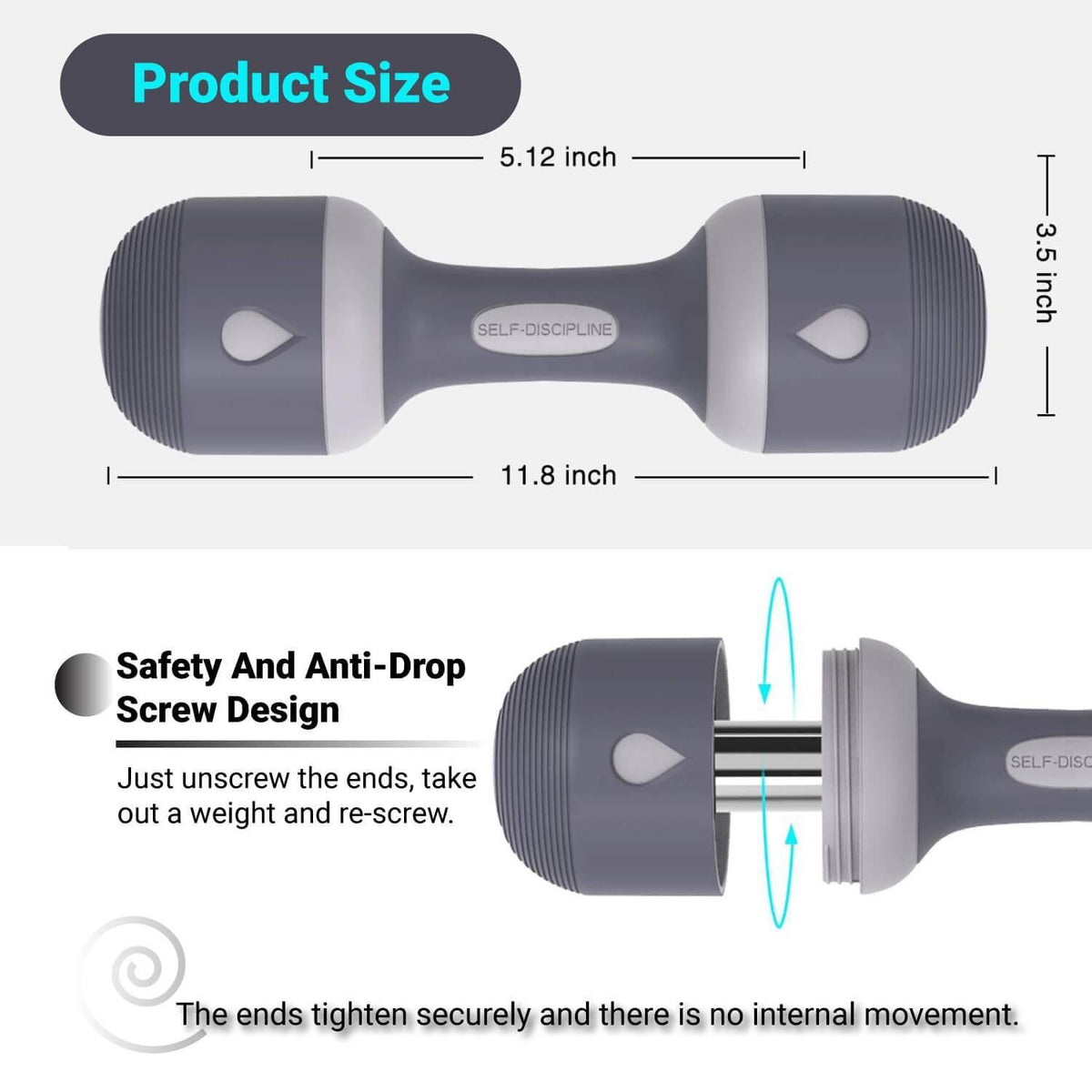 Weights Dumbbell Set - 5-IN-1 Adjustable Weights Dumbbell Set Dumbbeells - Tophatter Daily Deals