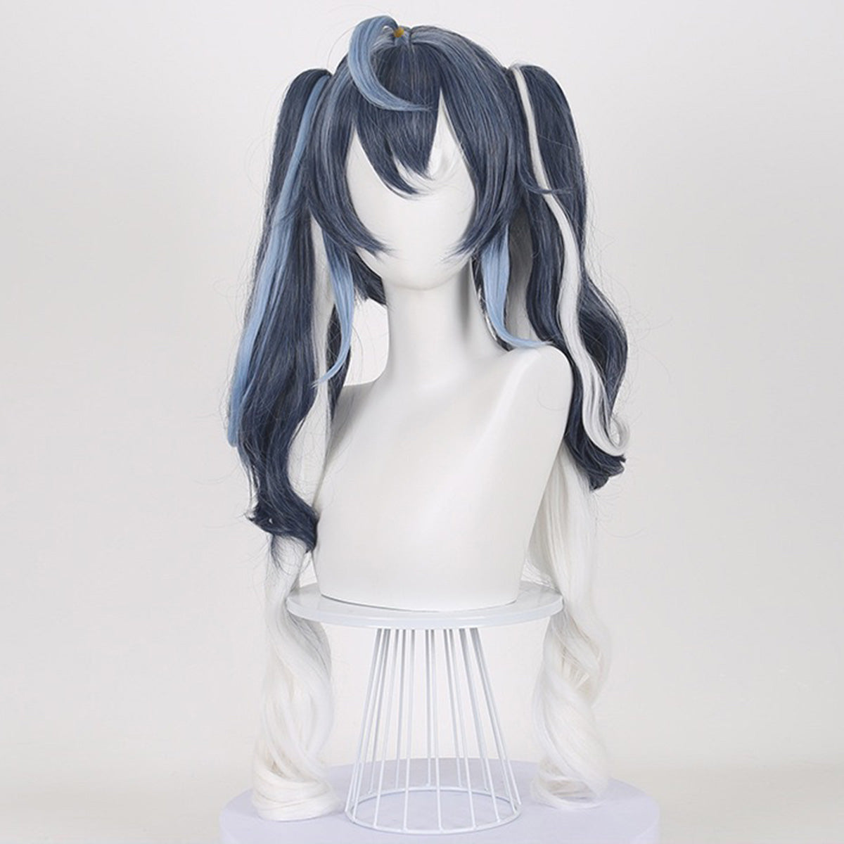 Vocal Idol Snow Virtual Girl 2025 Blue White Cosplay Wig Wig - Tophatter Daily Deals