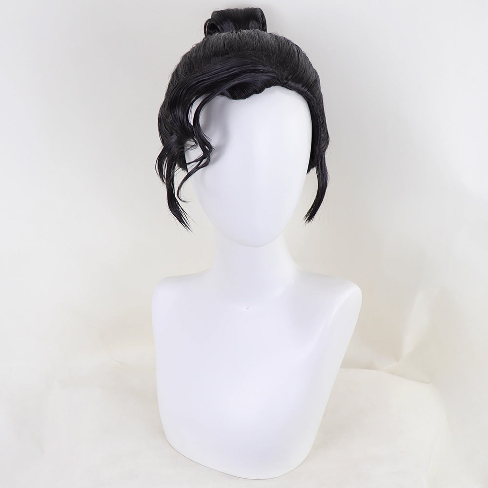 Blue Eye Samurai Mizu Black Cosplay Wig Wig - Tophatter Daily Deals