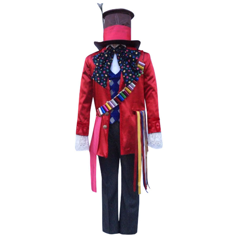 [In stock]Alice in Wonderland: Alice Through the Looking Glass Mad Hatter Cosplay Costume Costume - Tophatter Daily Deals