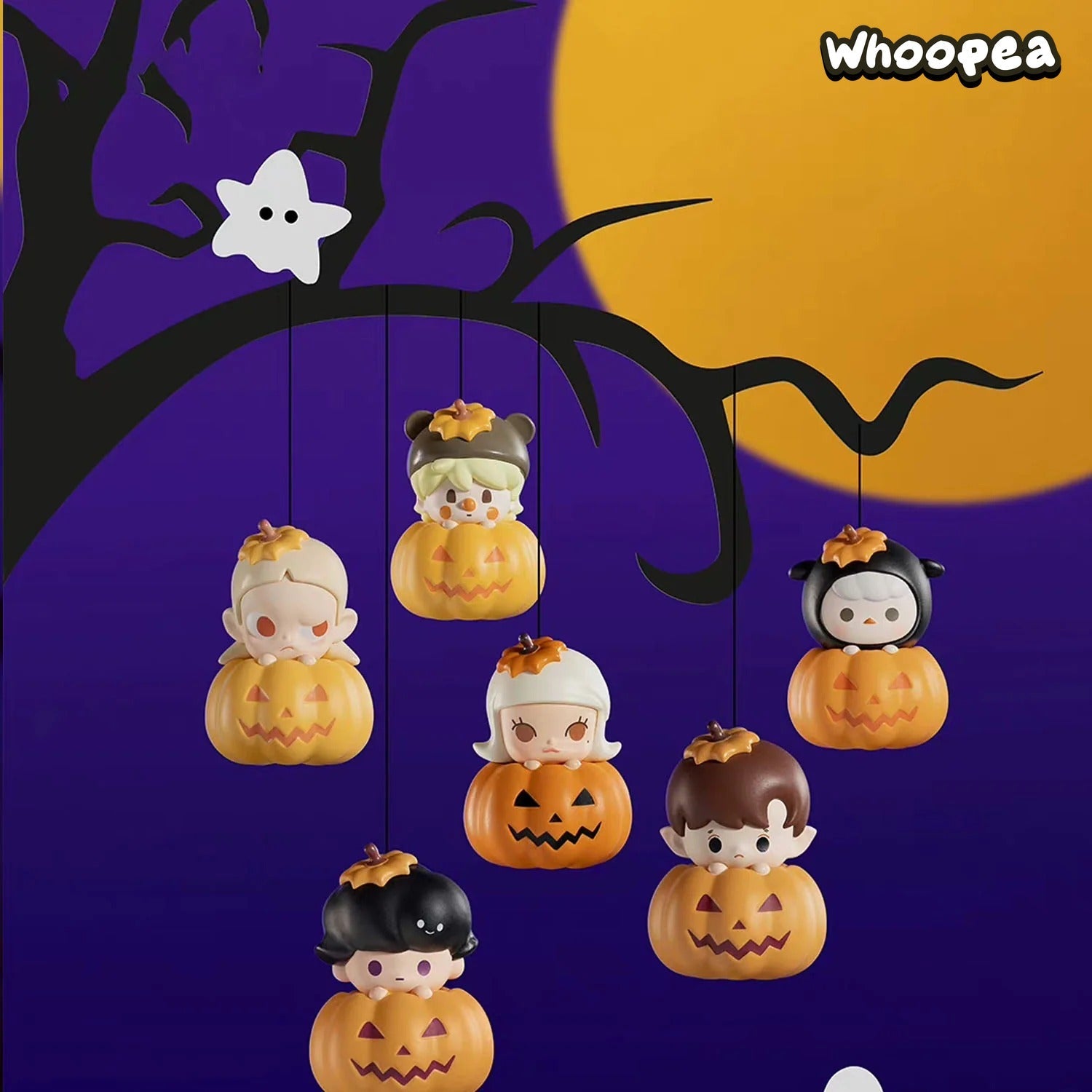 POP BEAN Pumpkin Halloween Series Mini Figures - Tophatter Daily Deals