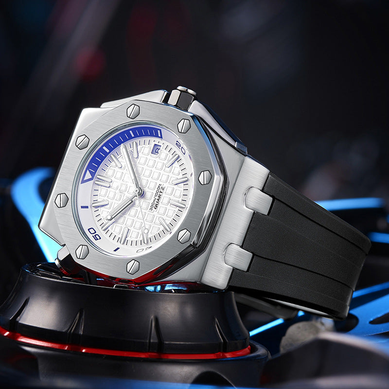 Luxury Stainless Steel Quartz Watch Men Military Watch Causal Fashion Excellent Wristwatch Watches - Tophatter Daily Deals