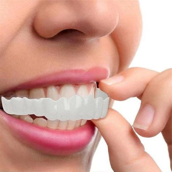 Smile Veneers Upper And Lower Instant Cover For All Day - Tophatter Daily Deals