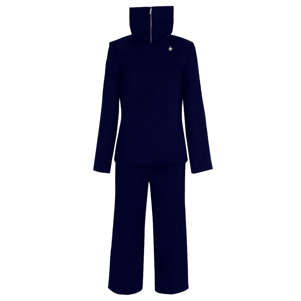 [In stock]Jujutsu Kaisen Sorcery Fight Toge Inumaki Anime Ver. Deep Blue Cosplay Costume Costume - Tophatter Daily Deals
