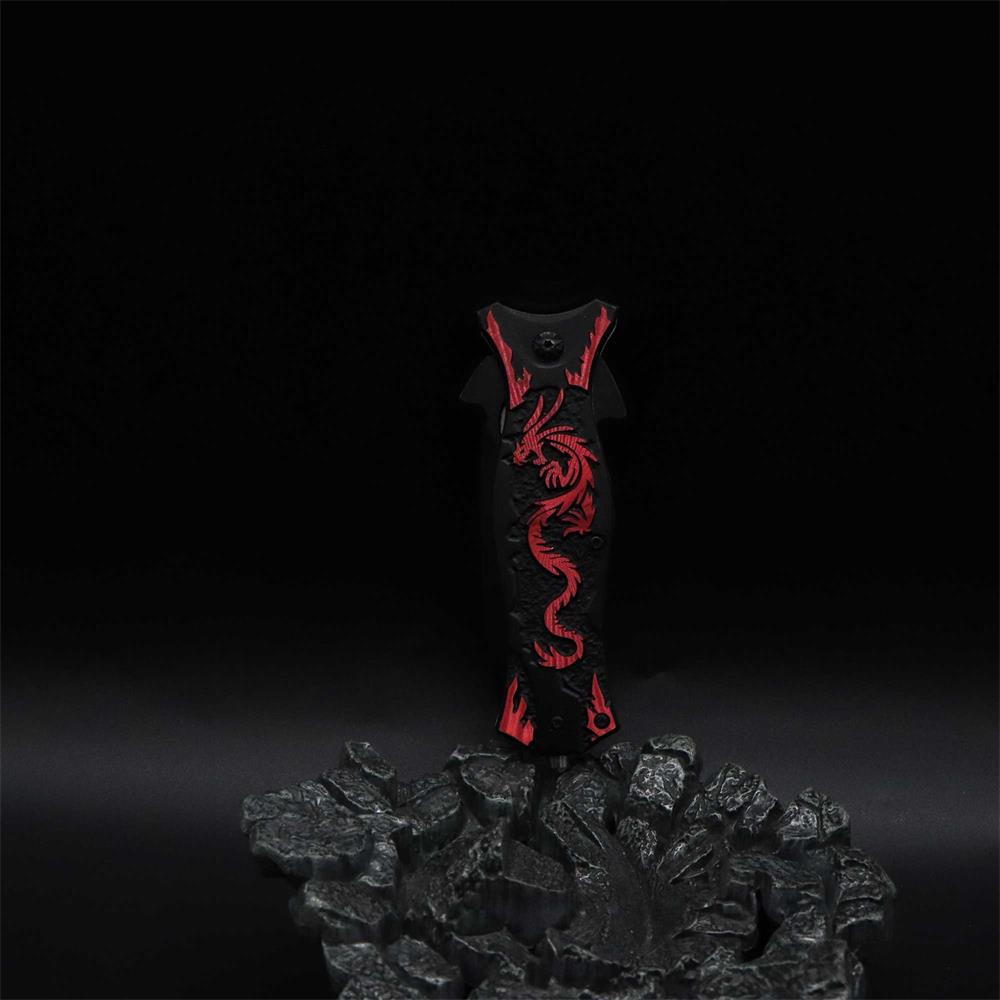 Dragon Totem Skeleton Folding Knife - Tophatter Daily Deals