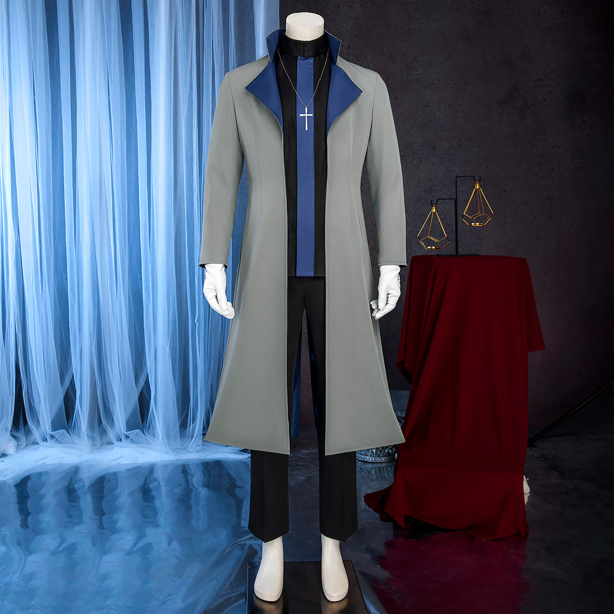Hellsing Ova Father Anderson Cosplay Costume Costume - Tophatter Daily Deals