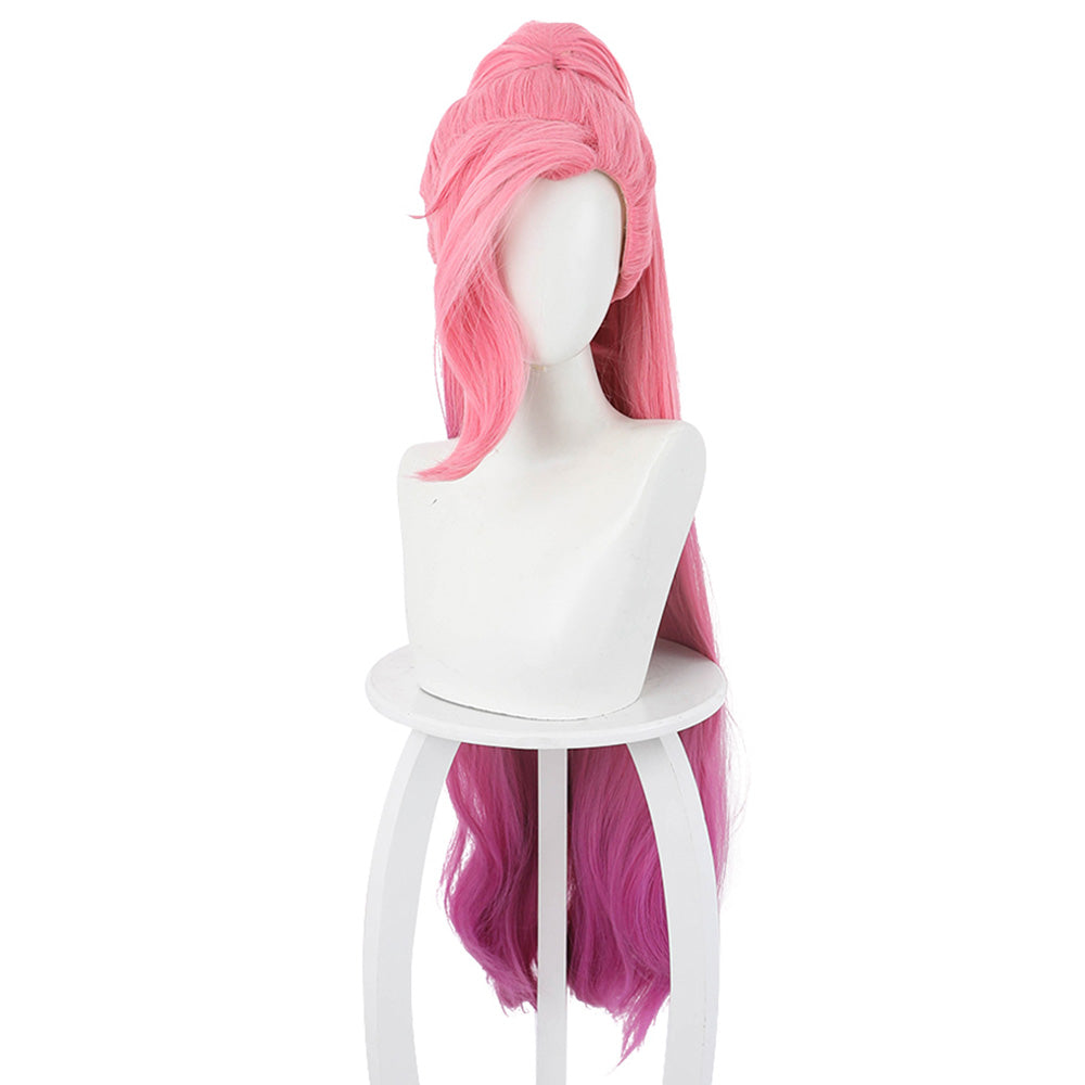 League Of Legends LOL K/DA ALL OUT Seraphine Indie Pink Cosplay Wig Wig - Tophatter Daily Deals