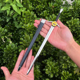 Wild Hunt Game Weapon Geralt's Steel Sword Metal Replica - Tophatter Daily Deals