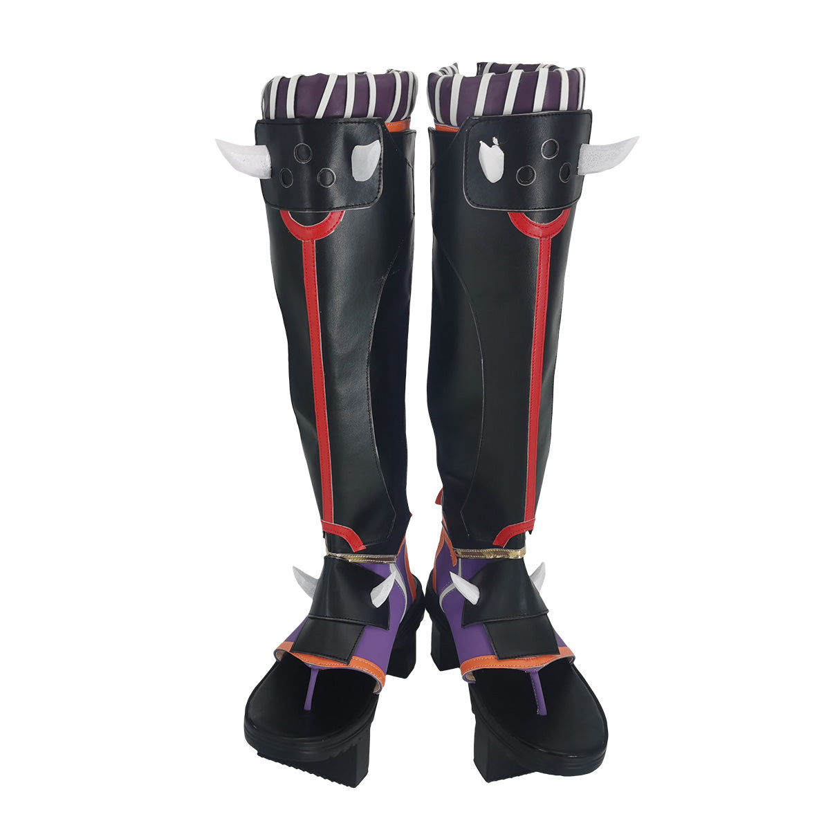 Genshin Impact Arataki Itto Black Shoes Cosplay Boots Shoes/Boots - Tophatter Daily Deals