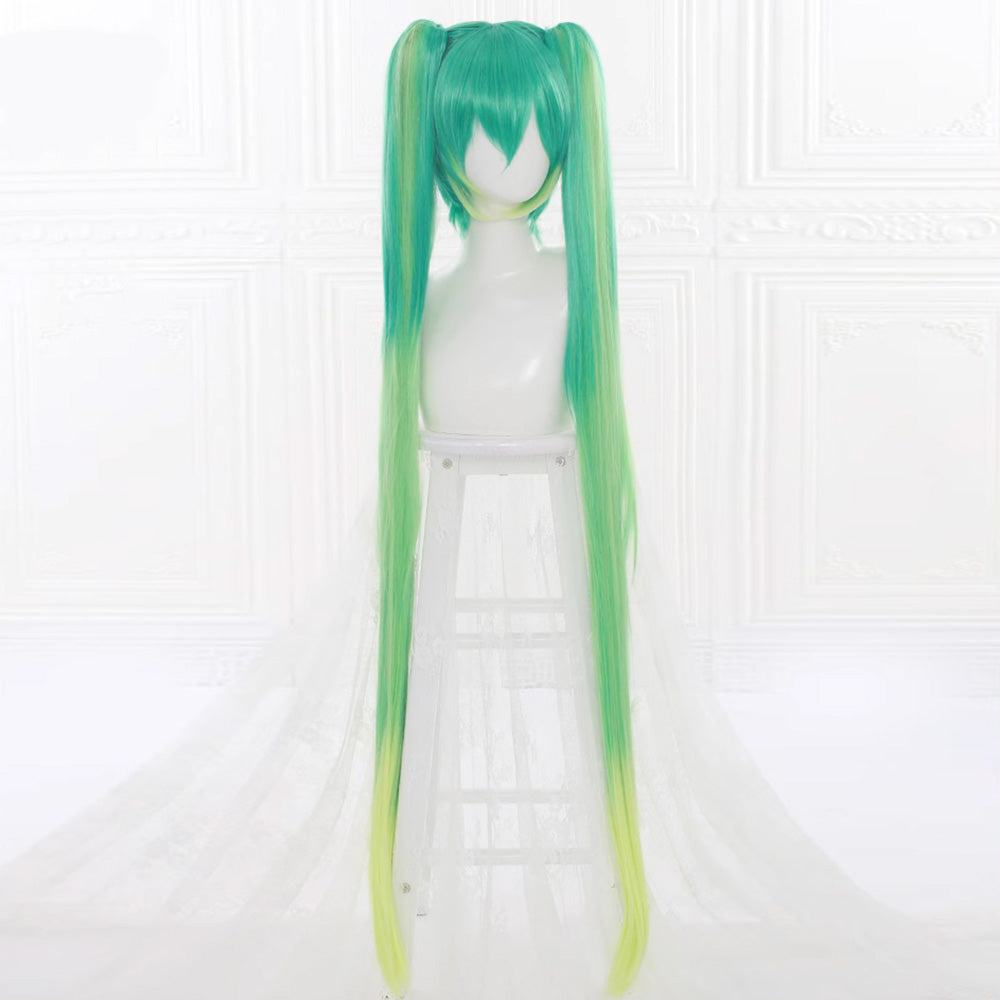 Project Voltage PM X Vocal Idol Psychic-type Green Cosplay Wig Wig - Tophatter Daily Deals